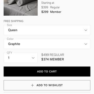 Restoration Hardware Queen Sheet Set